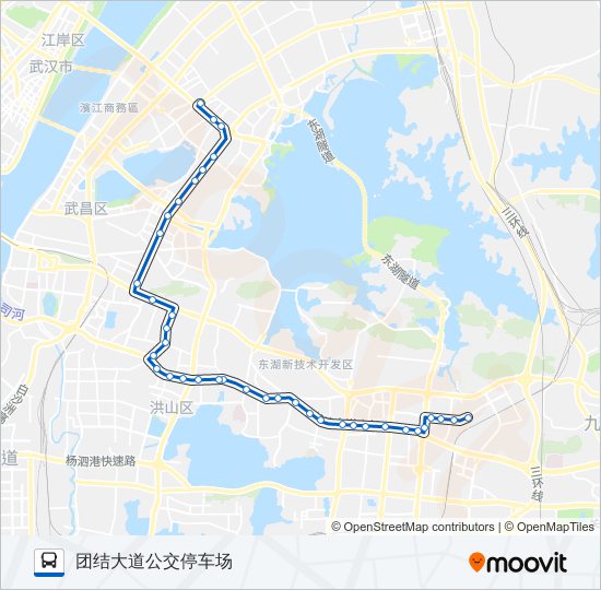 公交723路的线路图