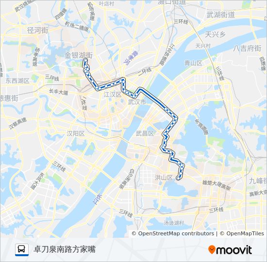724路 bus Line Map