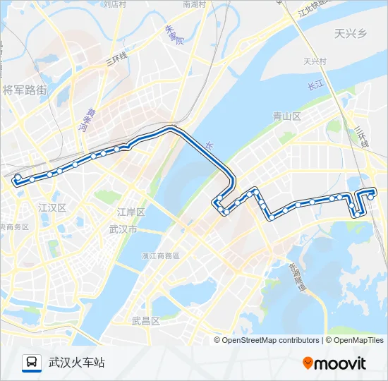725路 Bus Line Map