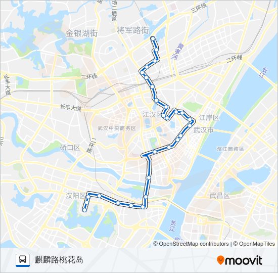 726路路线 日程 站点和地图 麒麟路桃花岛 更新