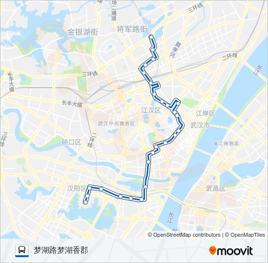 公交726路的线路图