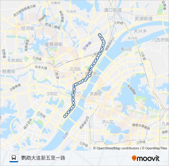 公交727路的线路图