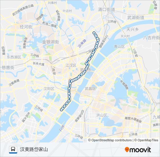 727路 bus Line Map