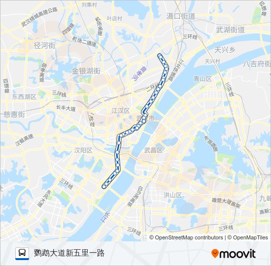 公交727路的线路图