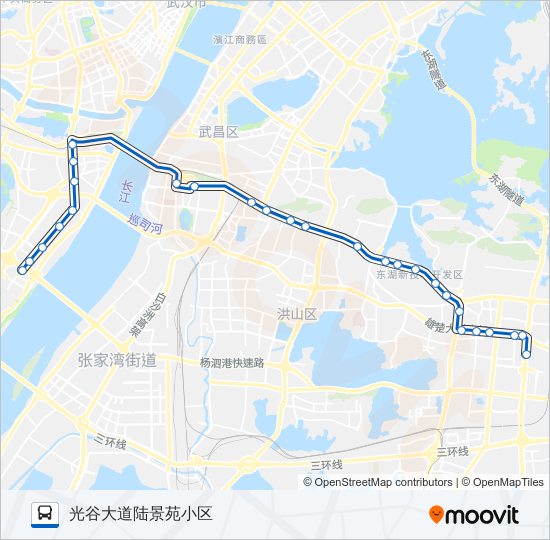 公交728路的线路图