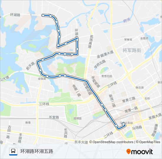 公交730路的线路图