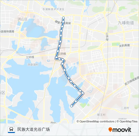 732路 Bus Line Map