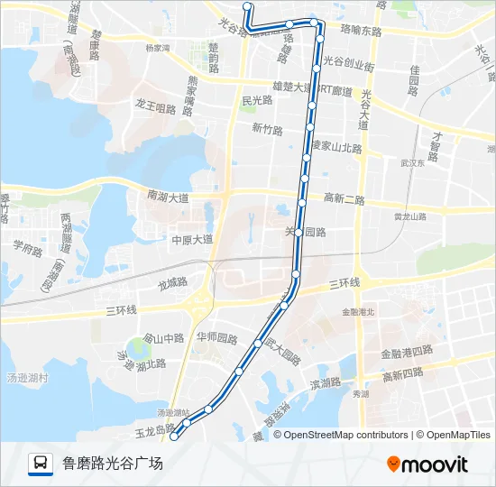 733路 Bus Line Map
