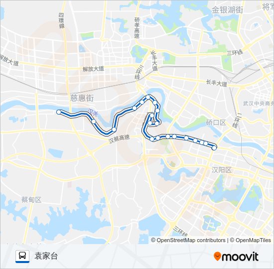 公交735路的线路图