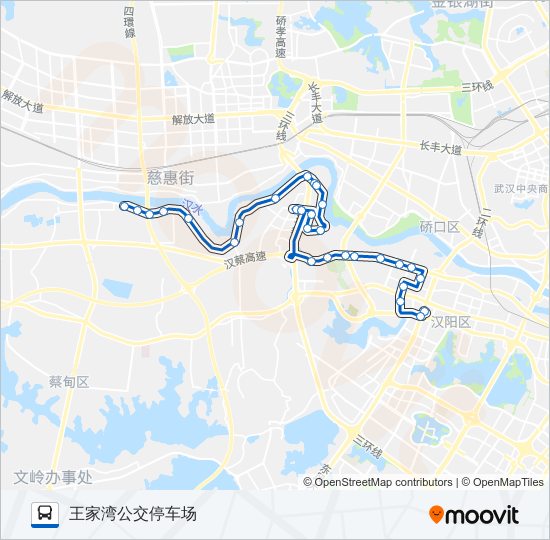 公交735路的线路图