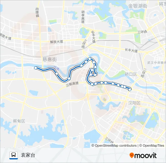 公交735路的线路图