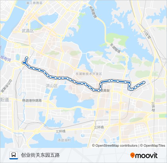 公交738路的线路图