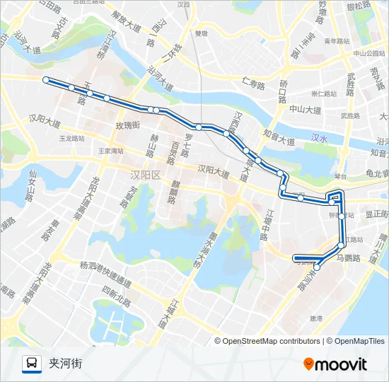 740路 Bus Line Map