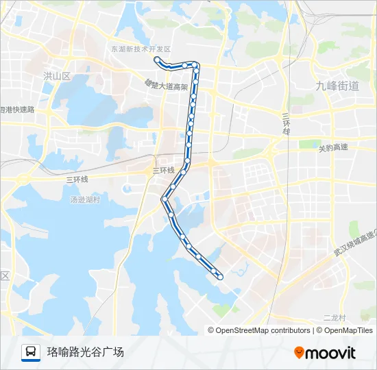 755路 Bus Line Map