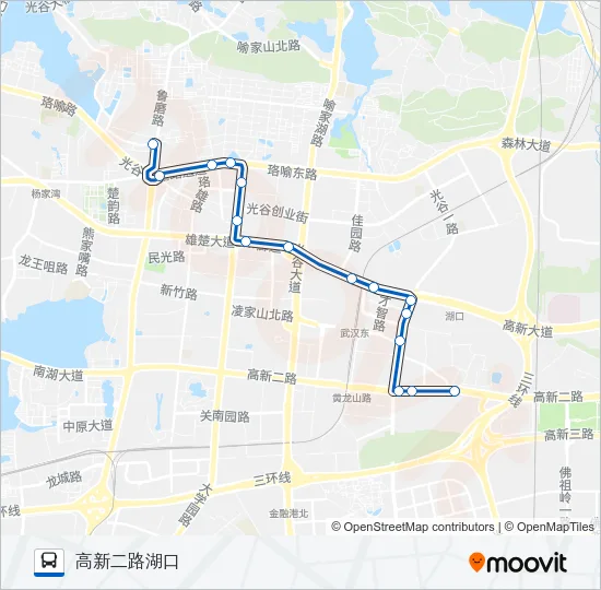756路 Bus Line Map