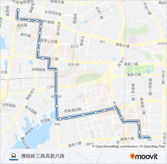 公交757路的线路图