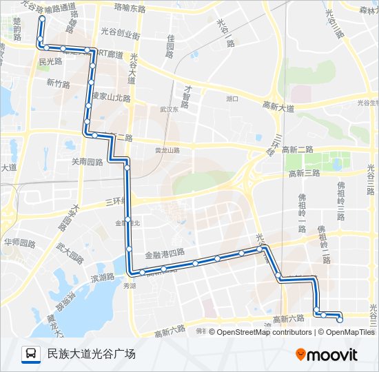 公交757路的线路图