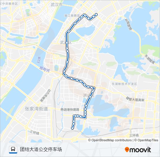 公交777路的线路图