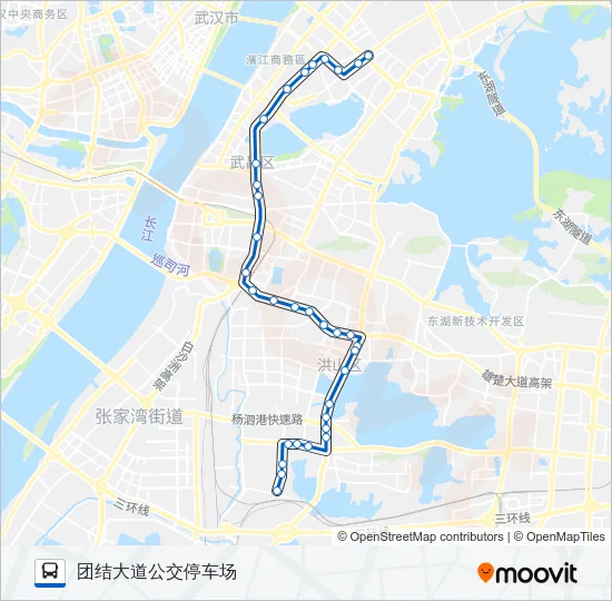公交777路的线路图