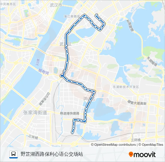 公交777路的线路图