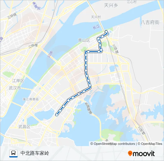 公交782路的线路图