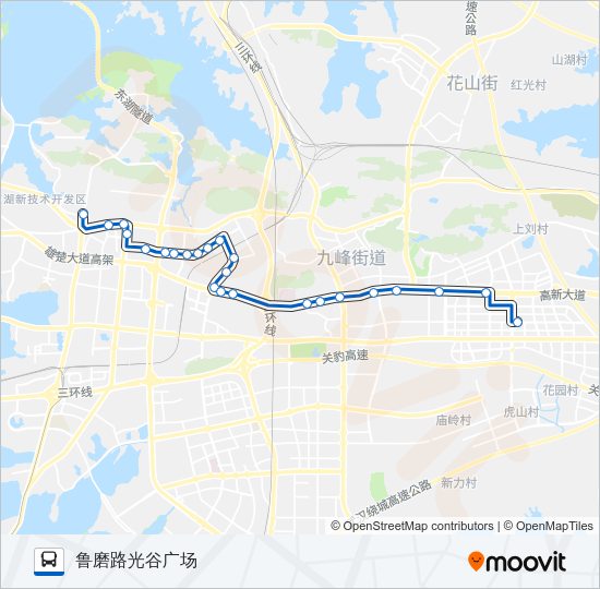 公交786路的线路图