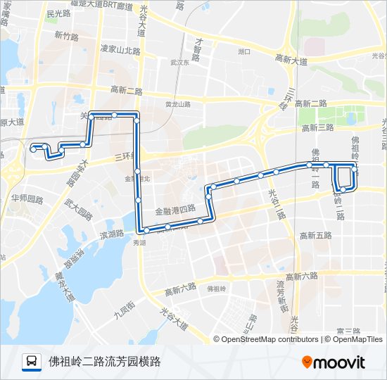 公交787路的线路图