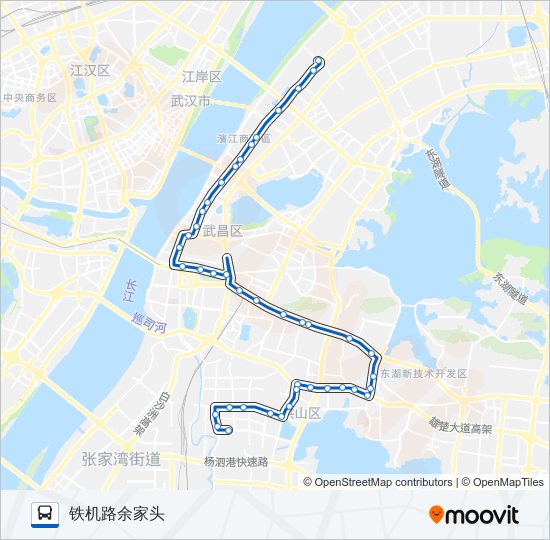 公交804路的线路图