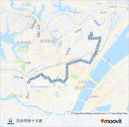 公交809路的线路图