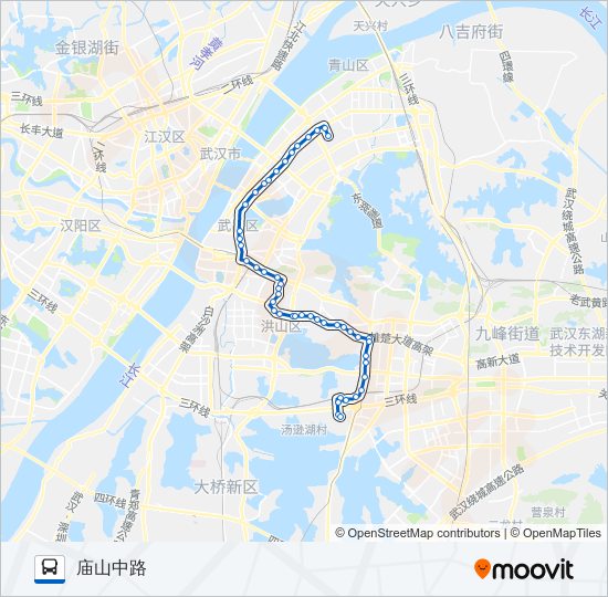 公交811路的线路图