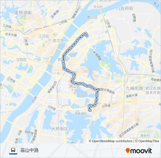 公交811路的线路图