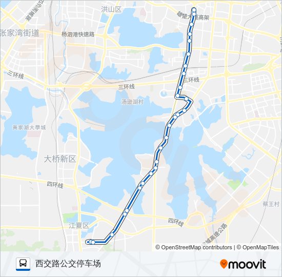 公交902路的线路图