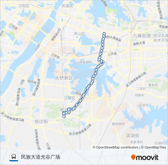 公交902路的线路图