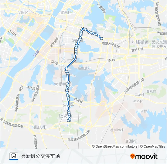 905路 Bus Line Map