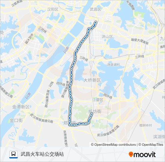 公交906路的线路图