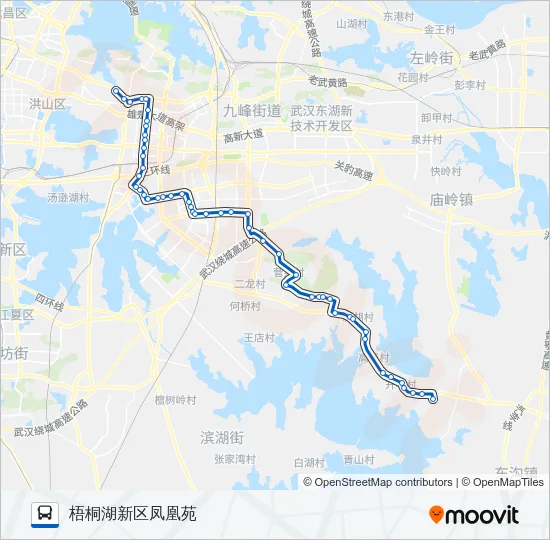 909路 Bus Line Map