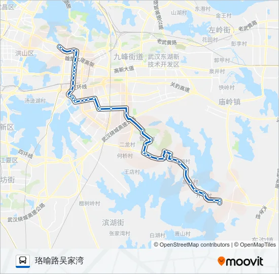 909路 Bus Line Map