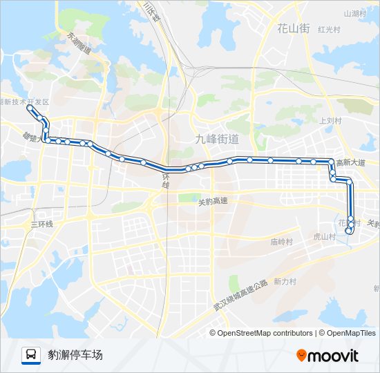 公交913路的线路图