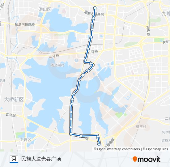 公交915路的线路图