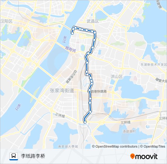 公交916路的线路图