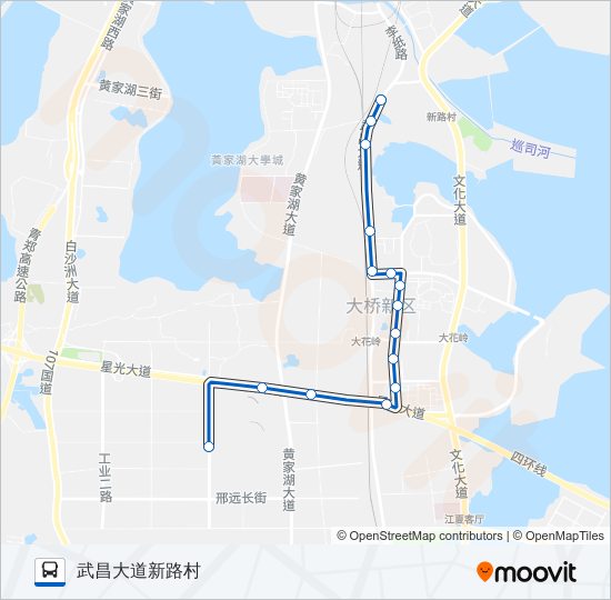 公交917路的线路图