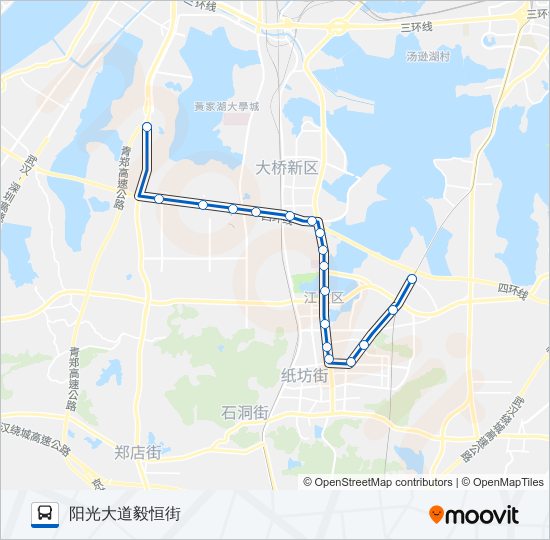 公交918路的线路图