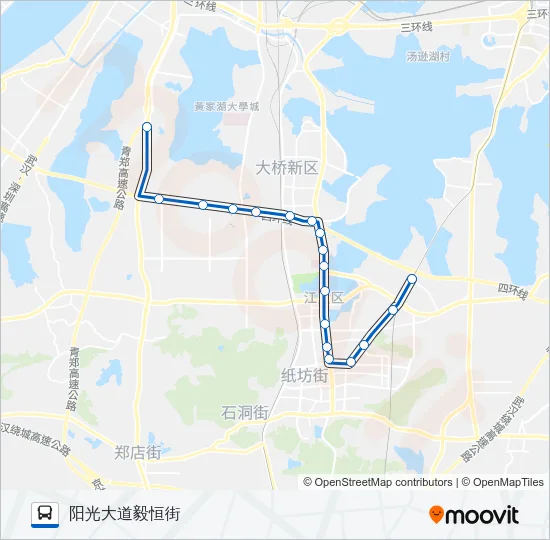 公交918路的线路图