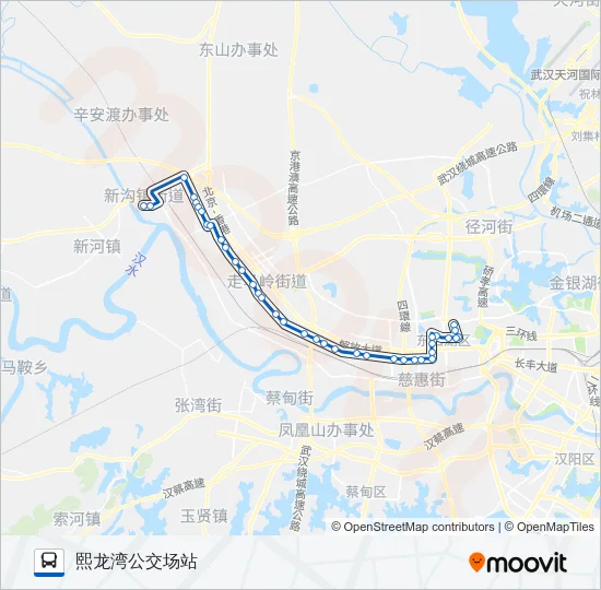 H85路 Bus Line Map