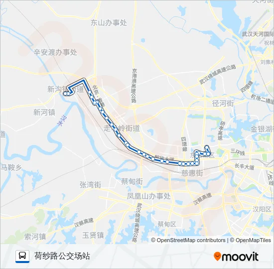 H85路 Bus Line Map
