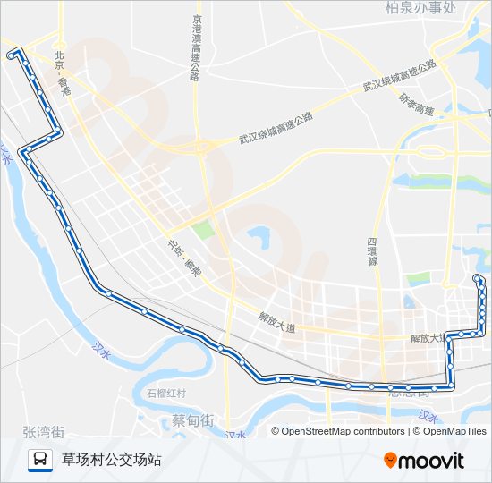 公交h88路的线路图