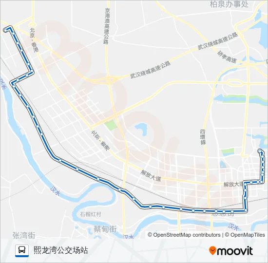 H88路 Bus Line Map