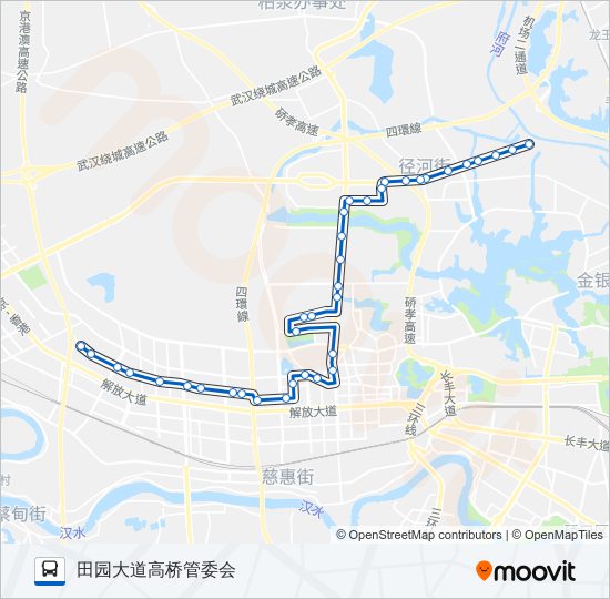 公交H94路的线路图