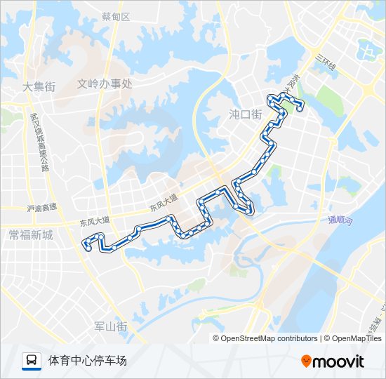 公交K01路的线路图