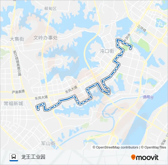 K01路 Bus Line Map